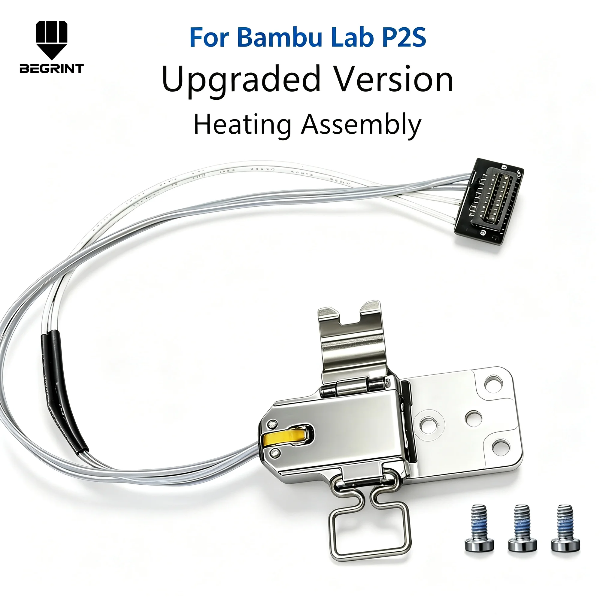 P2S Heating Block For Bambu Lab Hotend Assembly Right Mount Hot End Kit Compatible with Bambulab P2S, Premium 3D Printer Parts