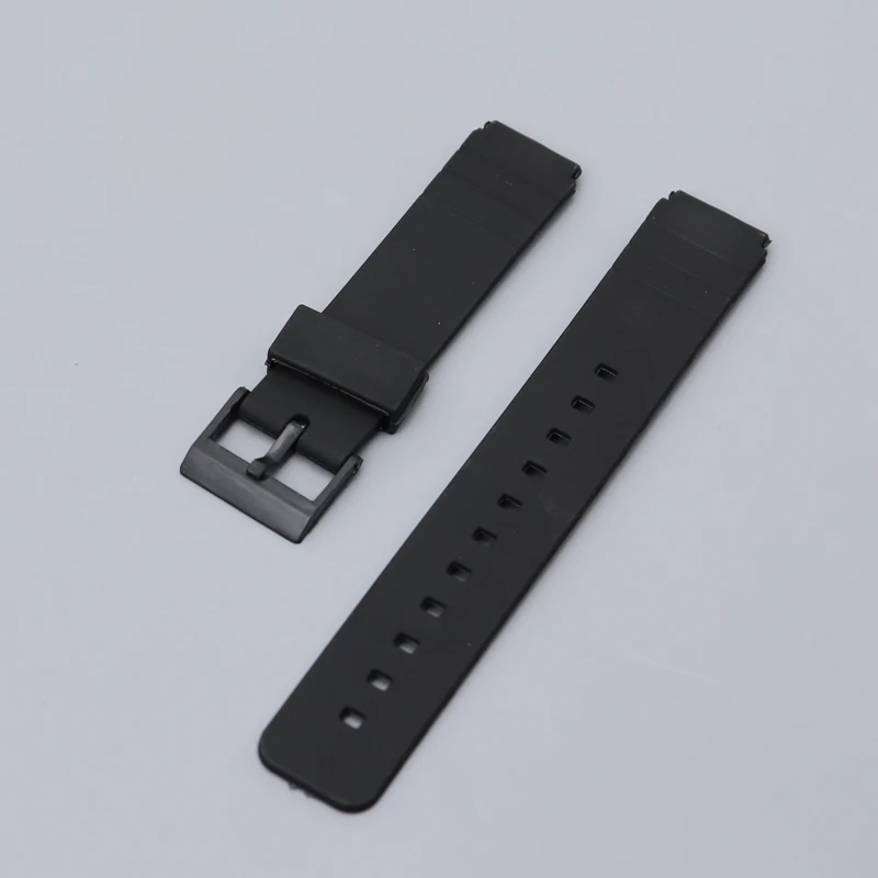 High Quality Rubber Wrist Strap For Casio MW-59 MW59 MQ-24 MQ24 MQ-71 MQ71 MQ-76 MQ76 Replacement Black Bracelet WatchBand Strap