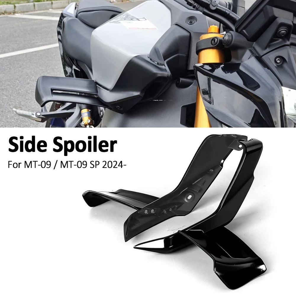 

Боковые спойлеры (винглеты) для мотоцикла YAMAHA MT-09 SP 2024 2025 2026, передний спойлер, боковой обтекатель, фиксированные боковые крылья MT09 MT 09