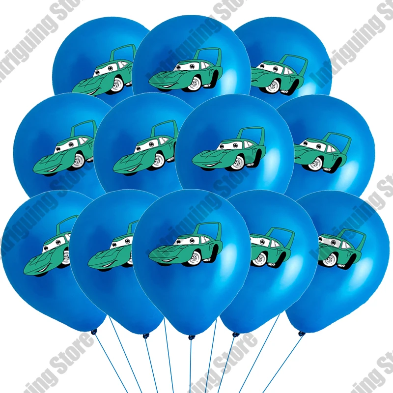 Globos de Disney Cars McQueen para niños, ramo de globos de látex de 12 pulgadas, suministros adorables para fiestas de cumpleaños, decoraciones para favores, 10/20 Uds.