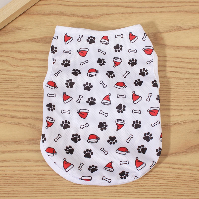 Puppy Dogs Soft Vests Pet Dog Clothes Cartoon Clothing Summer Shirt Casual T-Shirt for Small Pet Supplies