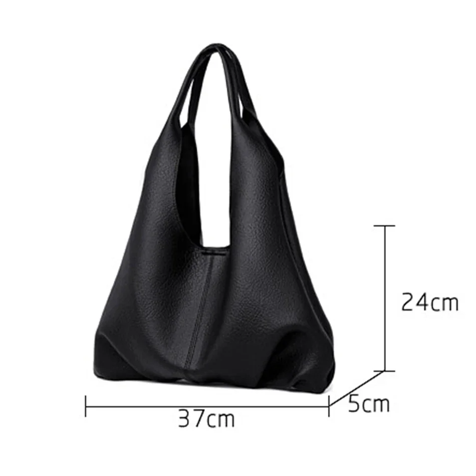 Women Large Capacity Solid Color Casual Shopping Totes Luxury Designer Fashion Shoulder Bags Ladies Pu Leather Purses Handbags