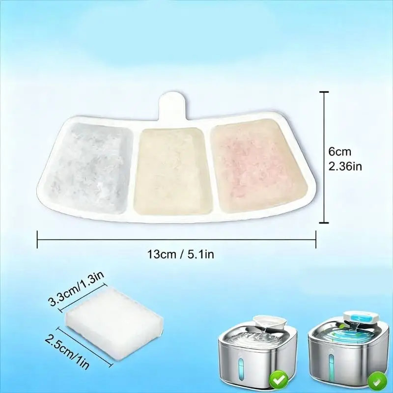   24X Upgraded Animal Drinking device Filter Cartridges Matching PW04 3.5L