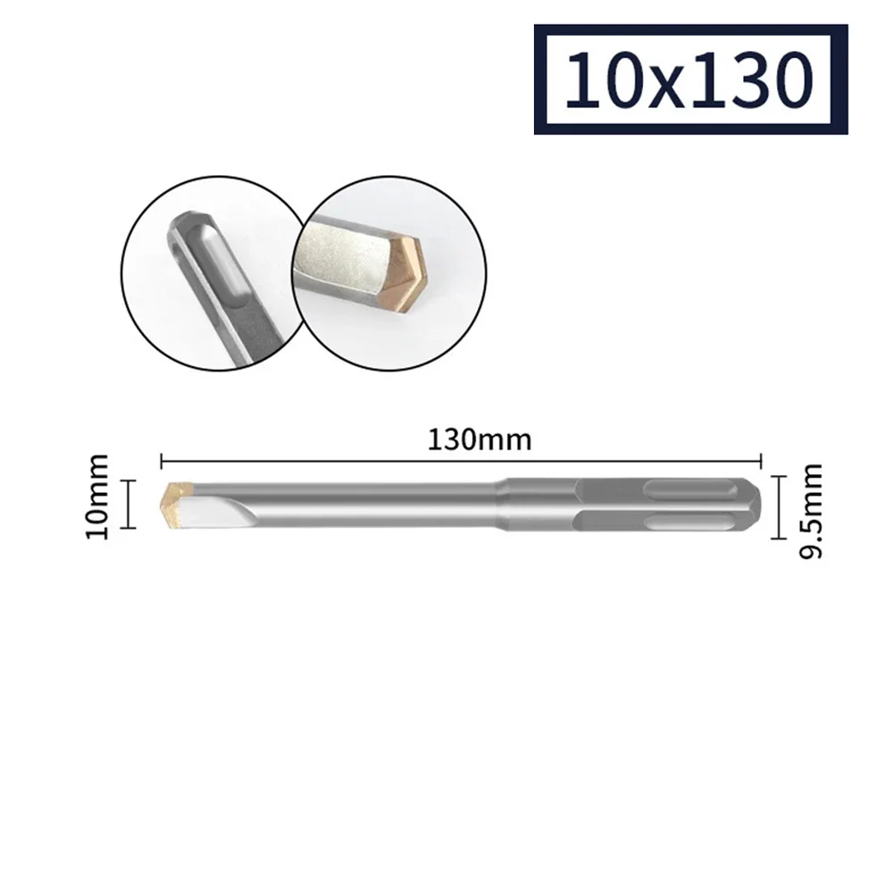 Professional Quare Shank Tungsten Carbide Flat Tipped Chisel Drill Bit For Demolition And Excavation Works