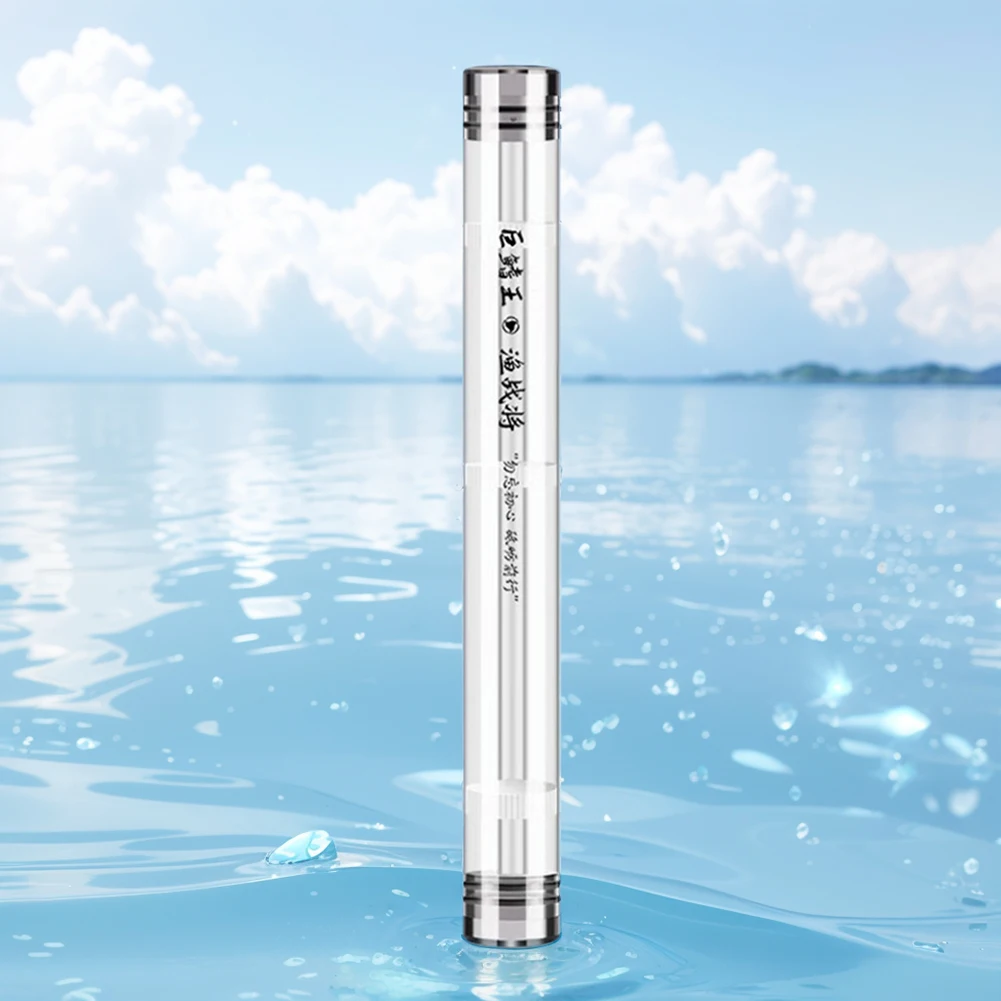 Fishing Float Container Large Capacity Clear Loaded  Waggler Float Tube Fishing Float Packaging Tube for Sea Fishing