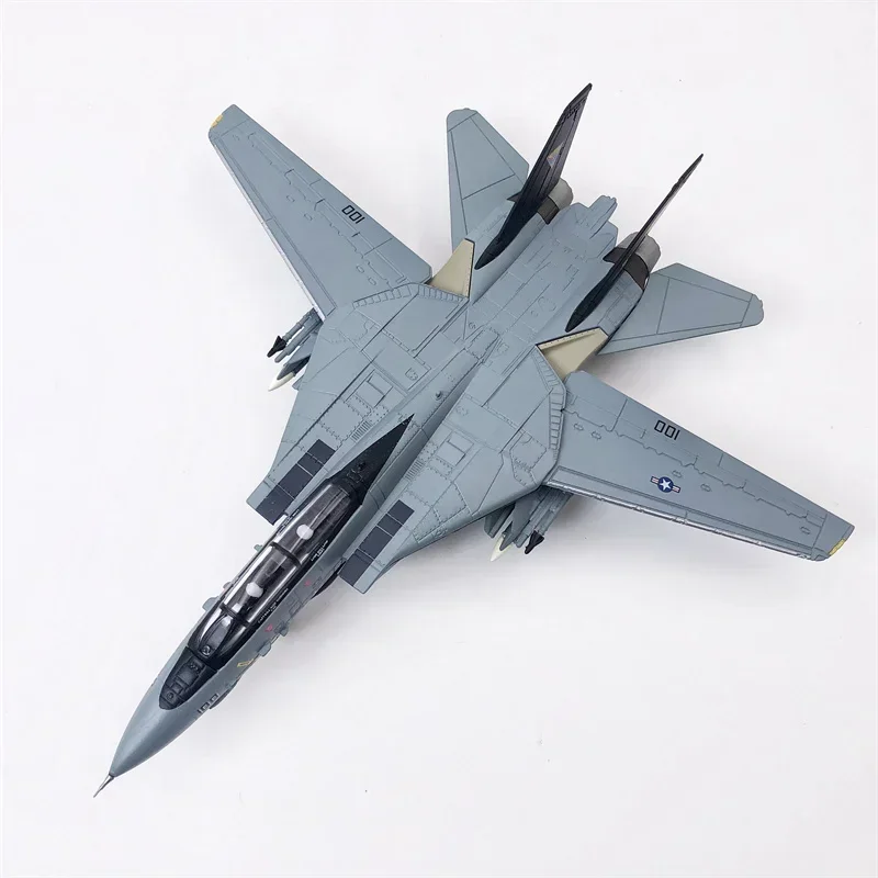 2024 Hot Sale  Diecast 1/100 Scale US F-14D F14 VF-31cat Military Aircraft Model Collection Variable Wing Mode Interchangeable