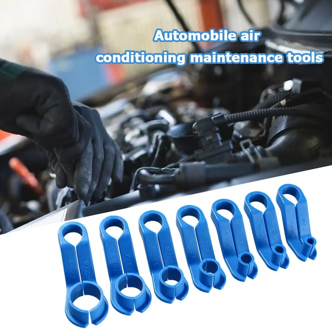 7pcs Car Air-conditioning Fuel Line Disconnect Tool Transmission Oil Cooler Tube Removal Tool