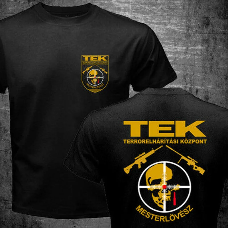 Rare Sniper Hungary TEK Special Force Counter Terrorist Unit Men T-shirt Short Sleeve Casual Cotton O-Neck T Shirt