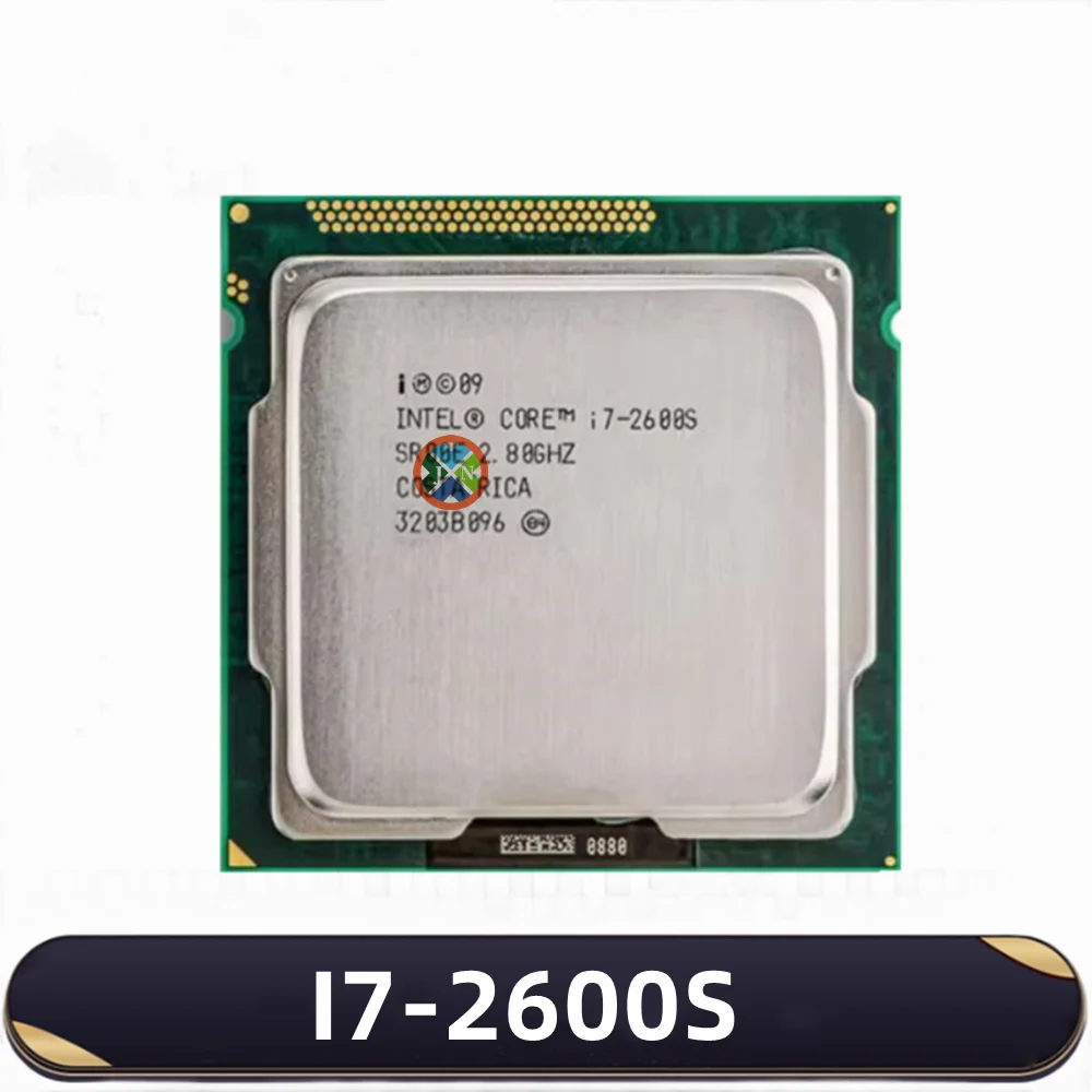 Core i7-2600S 2.8 جيجا هرتز مستعمل رباعي النواة ثمانية النواة 65 وات i7 2600S CPU LGA 1155