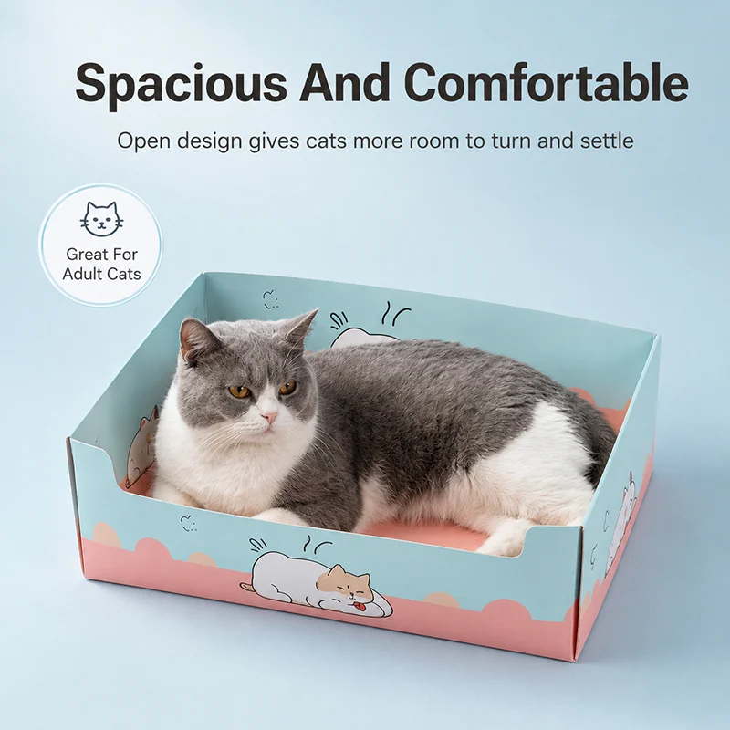 Caja de arena plegable y desechable para gatos, portátil para viajes