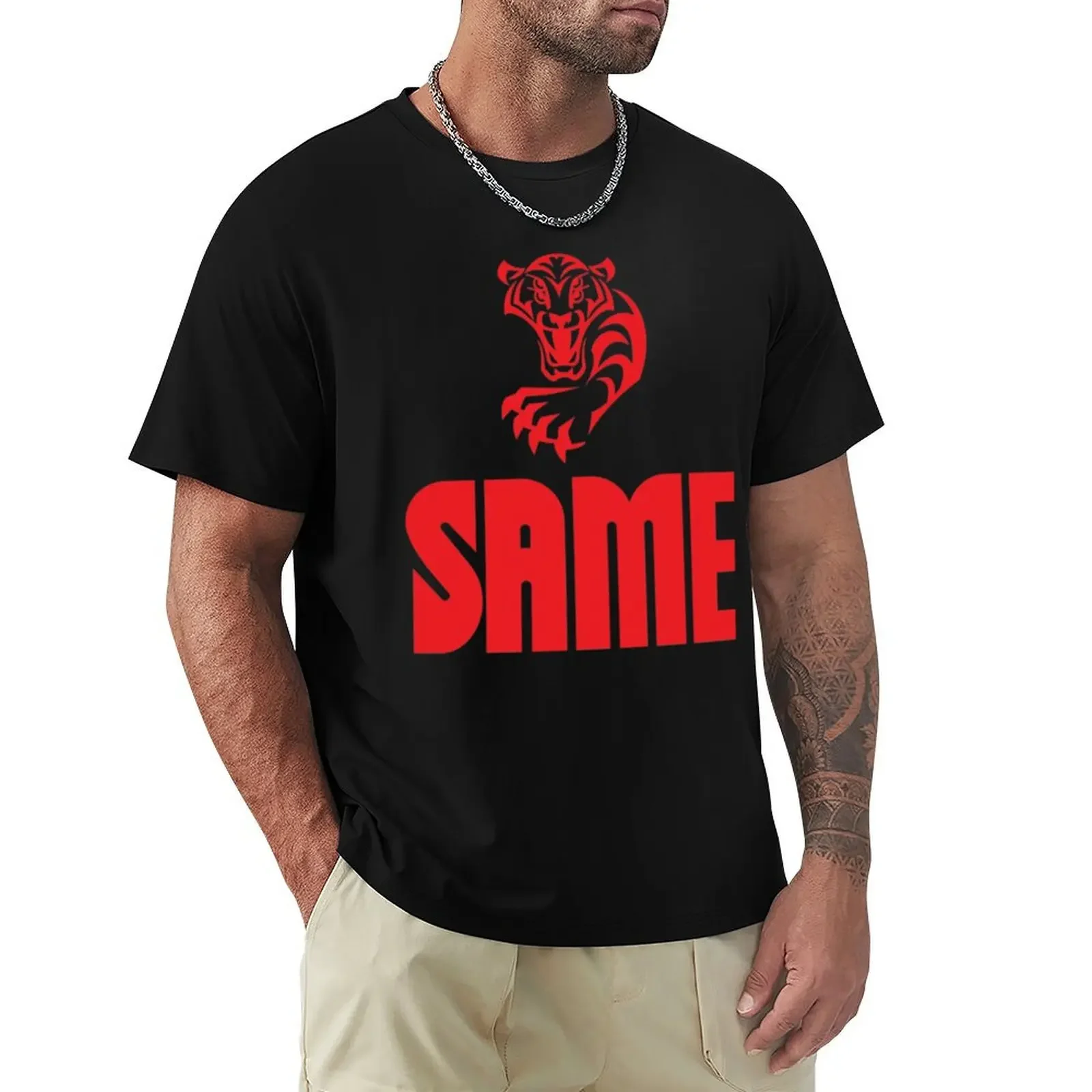 bali-SAME-Tractors-lilo Tri-blend T-shirt boys animal print oversizeds customs Short sleeve tee men