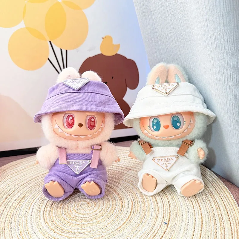 [Solo vestiti] Ciondolo per vestiti Labu di prima e seconda generazione, set di tute scozzesi a 8 caratteri per vestiti per bambini rab.