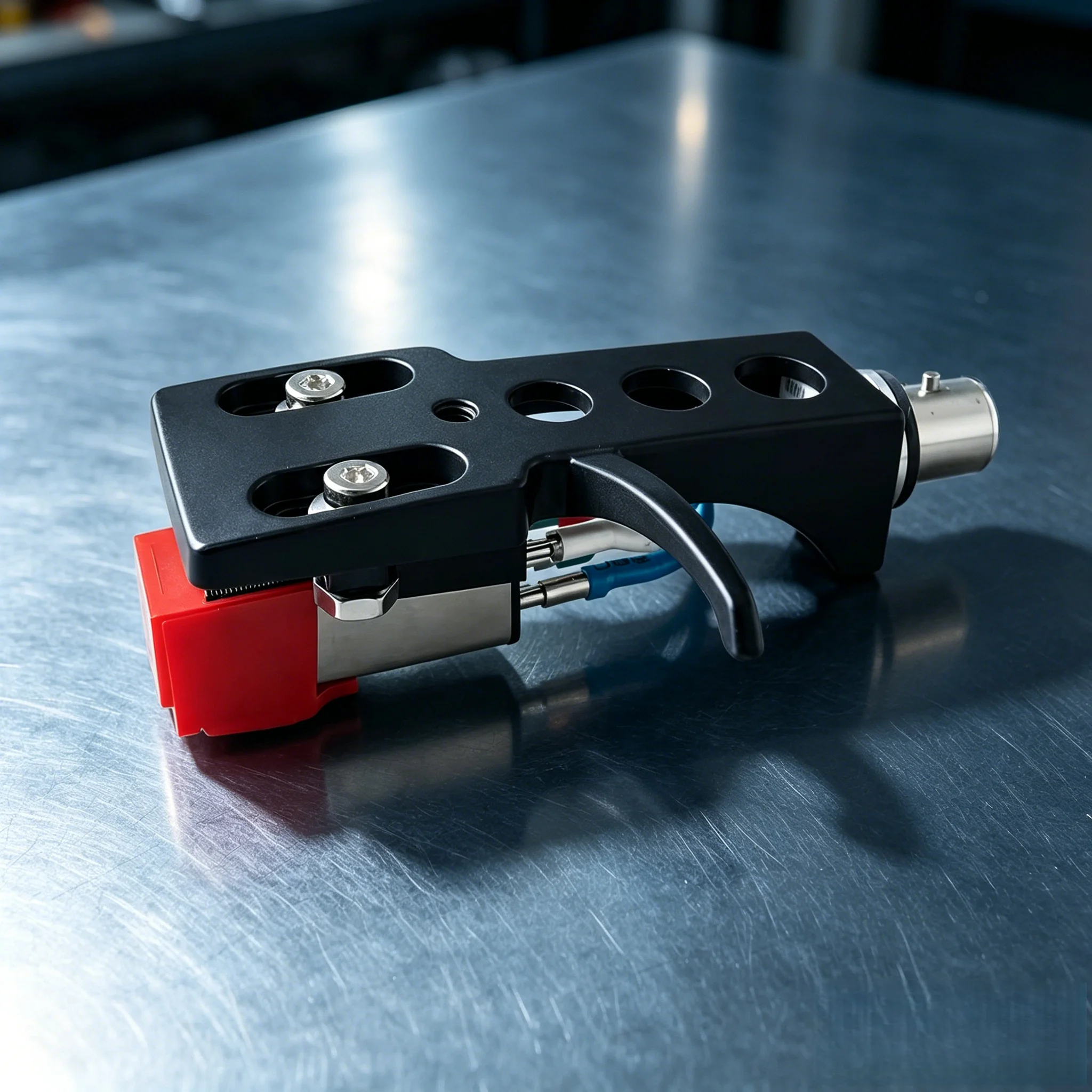 

Professional AT91R Phono Cartridge, Headshell Combo Aluminum Shell, 4Pin Connector for Vinyl Tonearm Upgrade