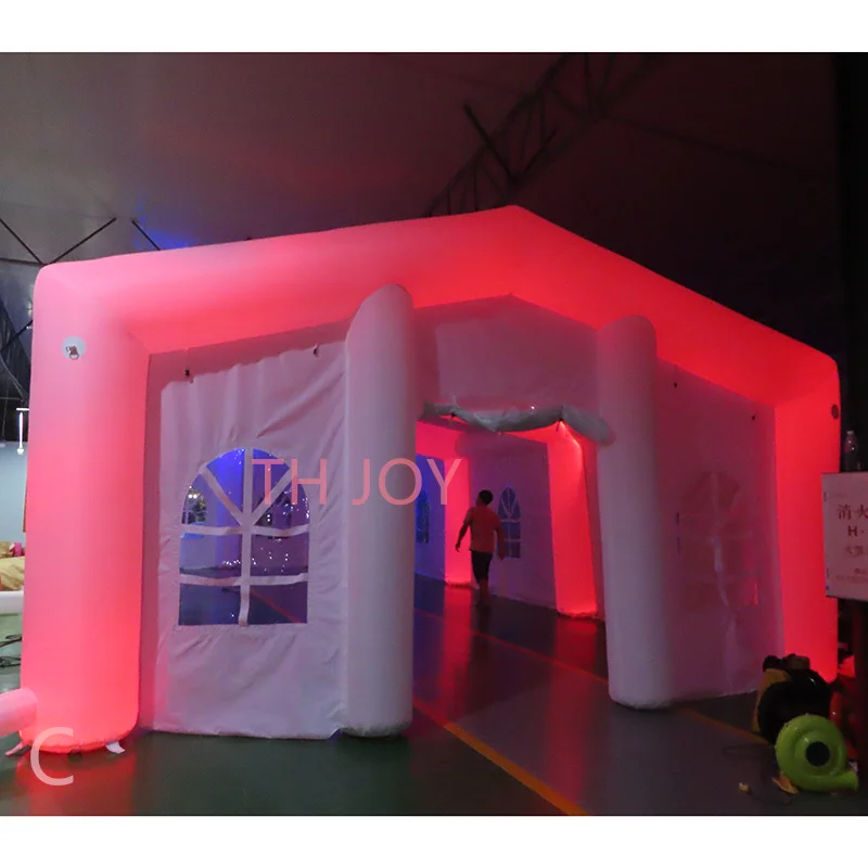 outdoor inflatable tent,LED lighting inflatable wedding party tent event marquee