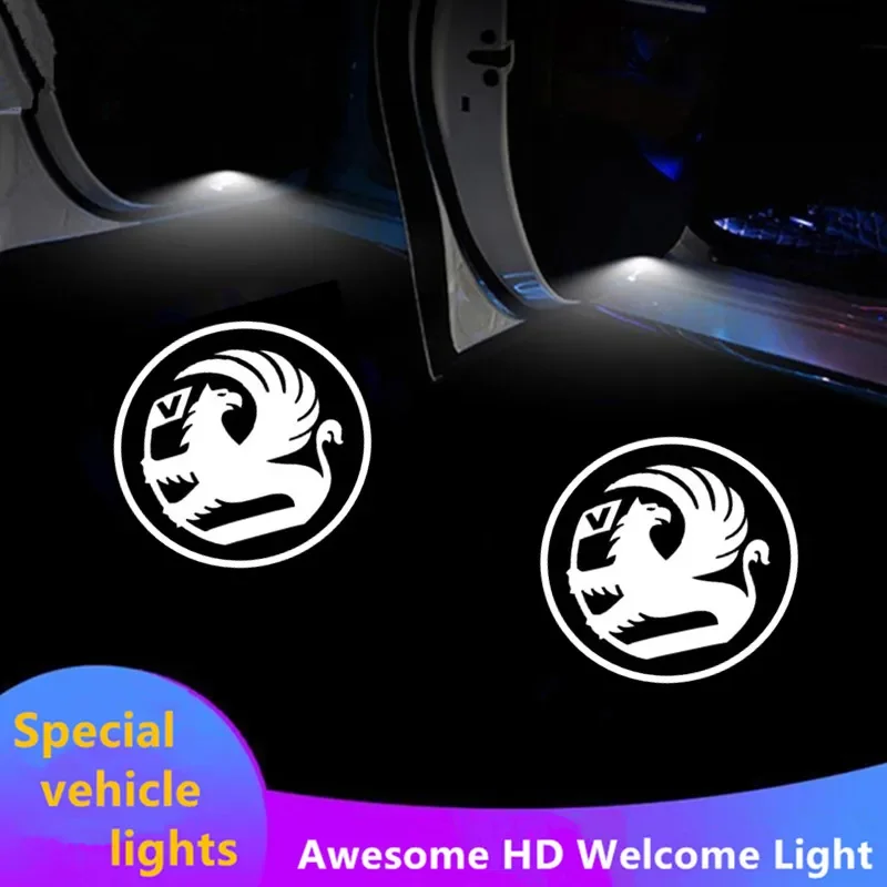 2Pcs LED Car Door Logo Projector Light For Opel Vauxhallpel Insignia A B 2009-2016 2017 2018 Car Goods Accessories