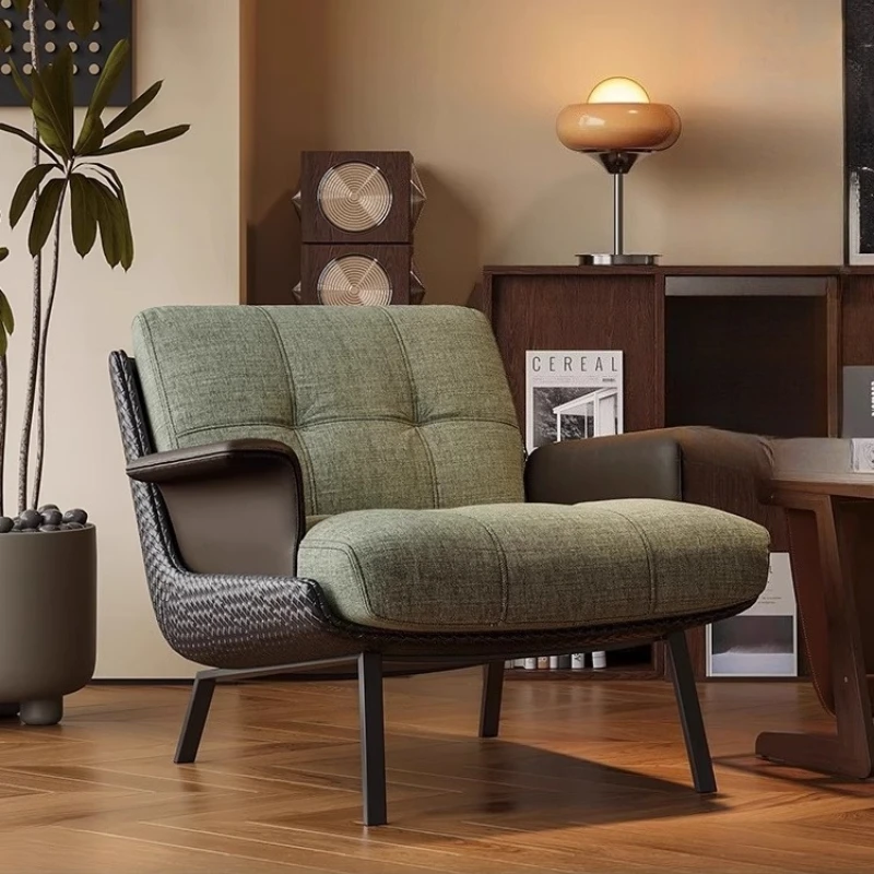 

Italian Light Luxury Chair Designer Lounge Comfortable Clear Throne Chairs Modern Living Room Fashion Fauteuil Salon Furniture