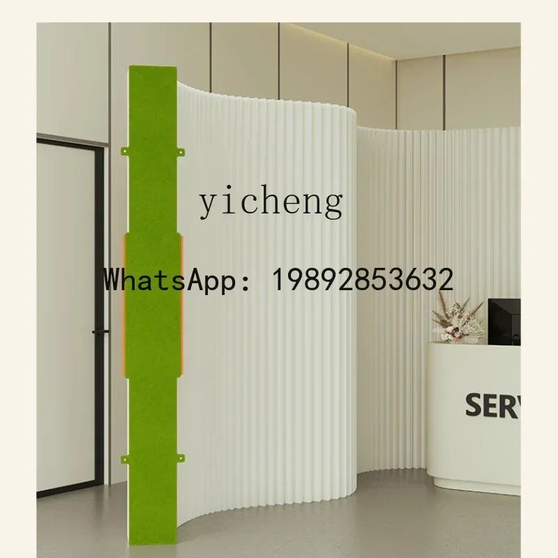 BB Light Chain Subareas Screens Folding Wallboard Fence Living Room Background Board Separated Soft Screen Mobile