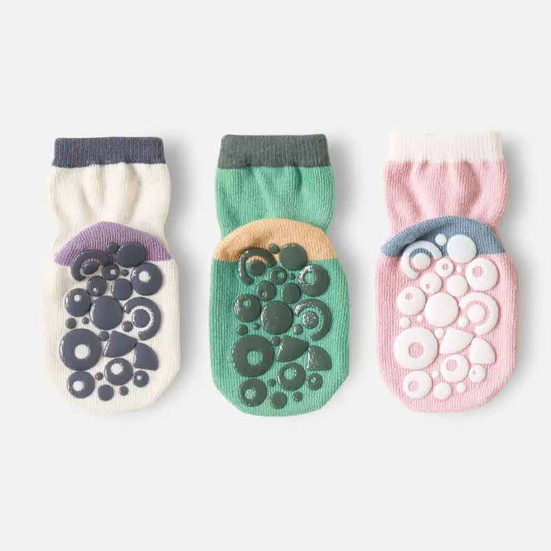 Autumn Winter Baby Socks Cotton Children Baby Non-Slip Toddler Socks Newborn Cartoon Socks 0-5 Years