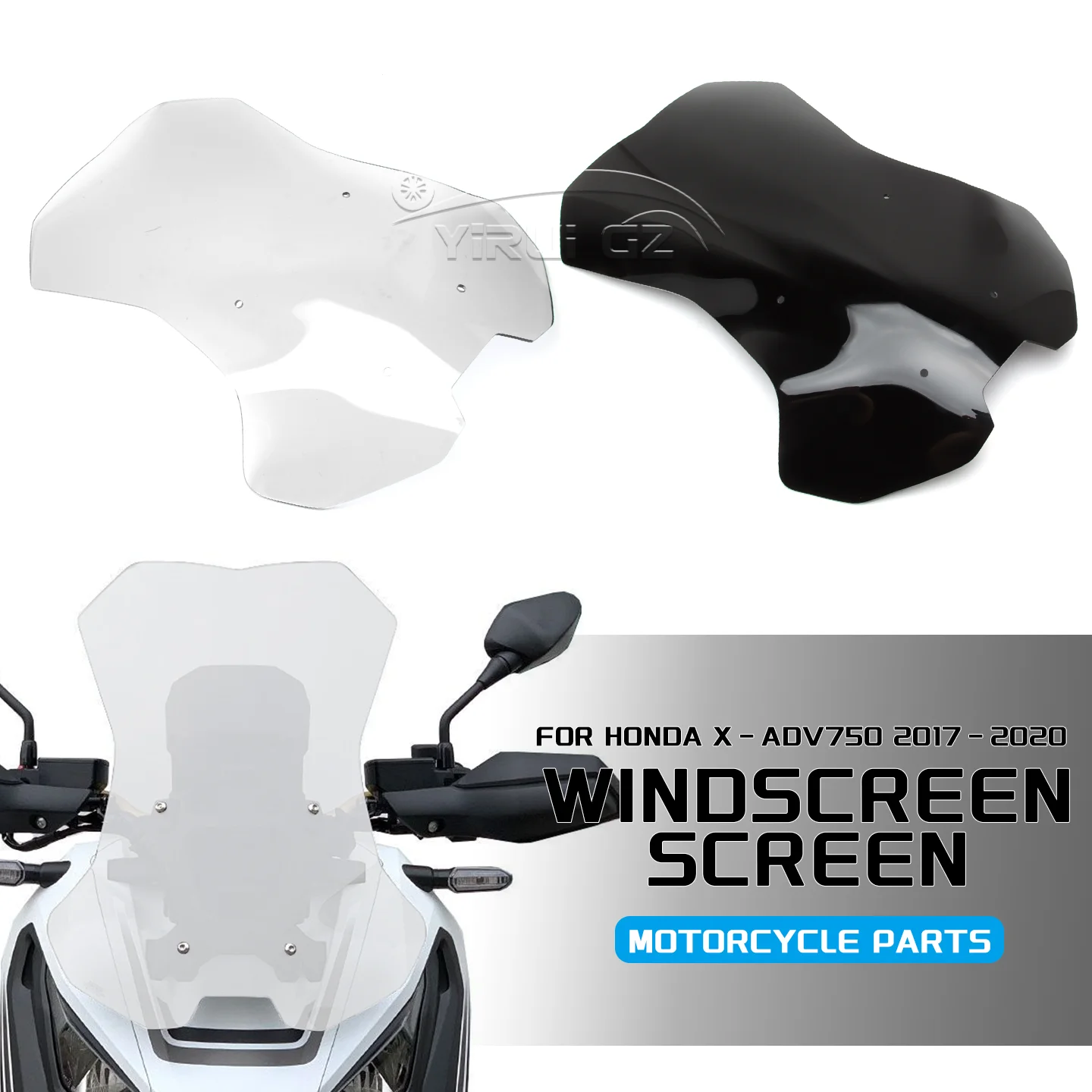 

Для HONDA X-ADV 750 2017-2019 2020 мотоциклетное расширенное ветровое стекло, дефлектор ветрового стекла, обтекатель экрана X-ADV 750 X ADV 750 2020
