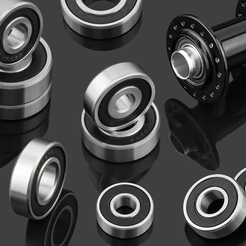 MUQZI 4PCS Hub Bearing 608RS 6000RS 6001RS 6002RS 6003RS 6200RS 6201RS 6202RS 6203RS 6300RS Bike Front Rear Hub Repair Parts