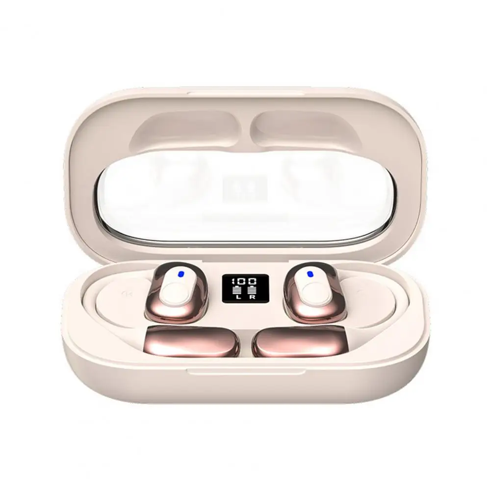 Bluetooth-compatible In-Ear Earphones Wireless Earbuds Noise Cancelling Low Latency Volume Control Ergonomic Sports Headsets