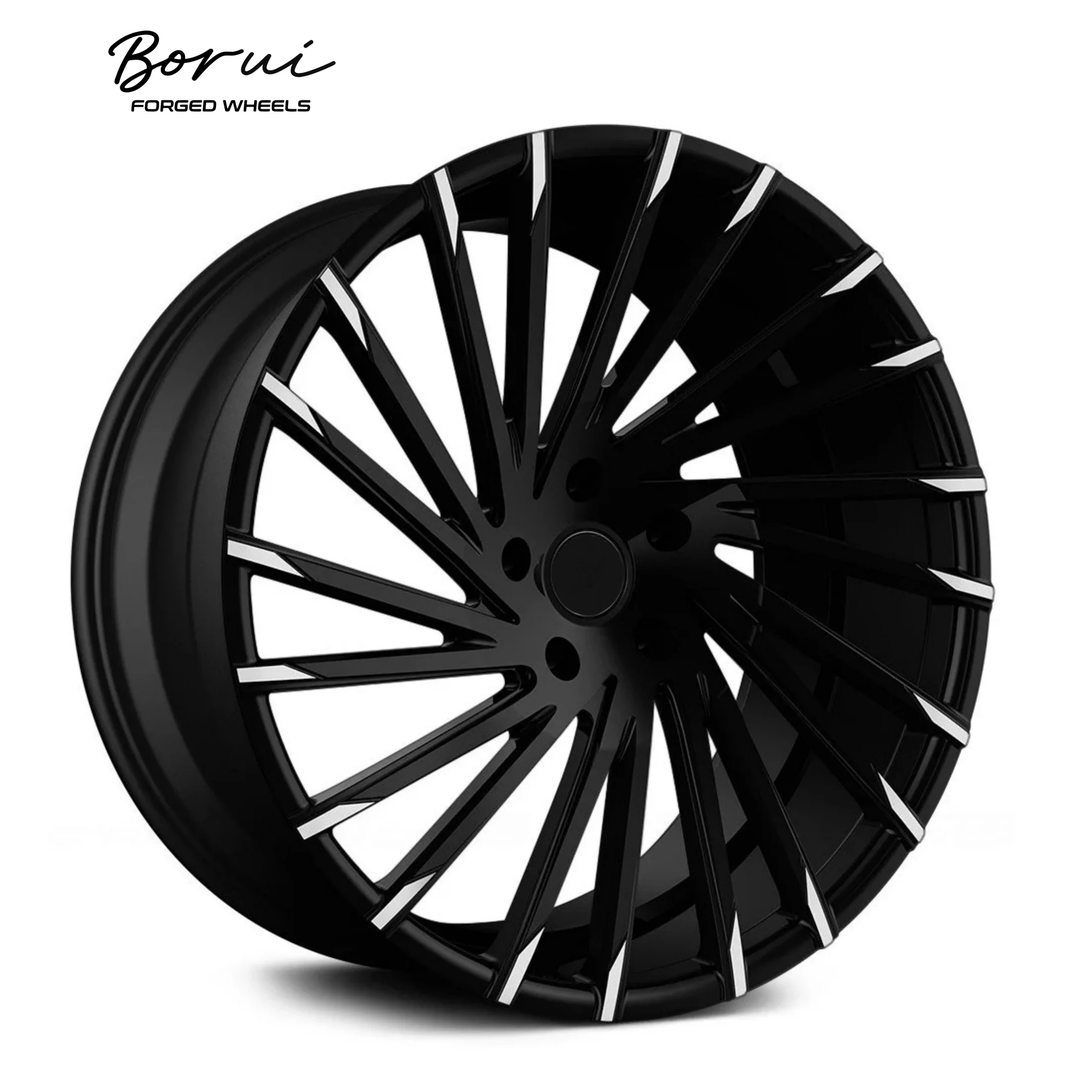 Borui Rims 14 15 16 17 18 19 Inch Alloy Wheels Custom 5x112 5x114.3 Wheels For Passenger Car Wheels