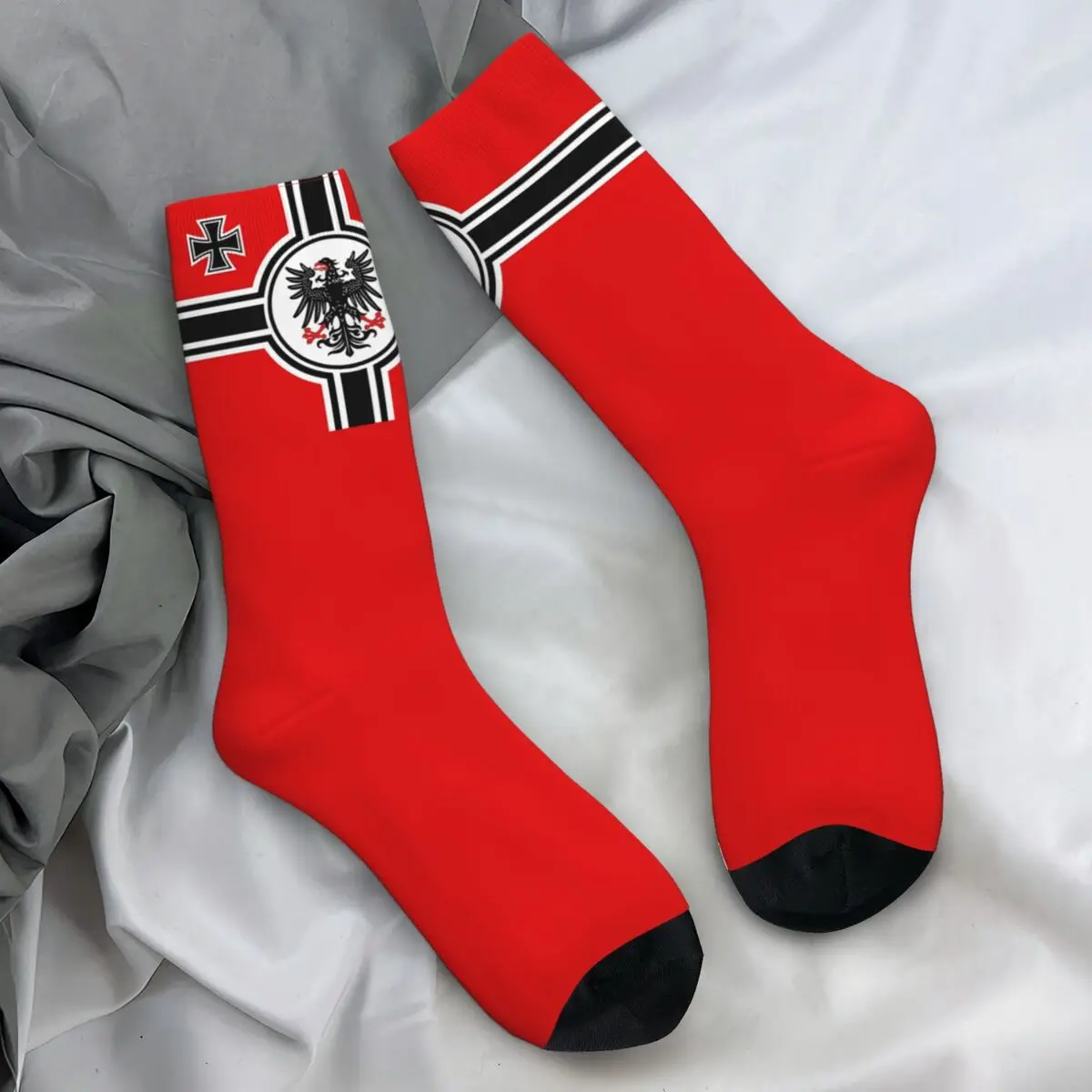 Germany DK Reich Empire Of Flag Stockings German Design Retro Socks Autumn Anti Skid Socks Adults Men Climbing Comfortable Socks