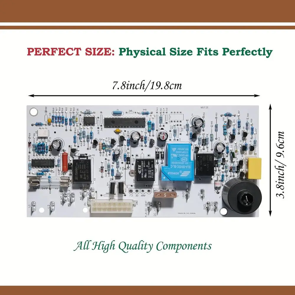 621271001 RV Refrigerator Power Board, Fit for Norcold1200 Models with a Serial Number Range Between 832171 and 8981138