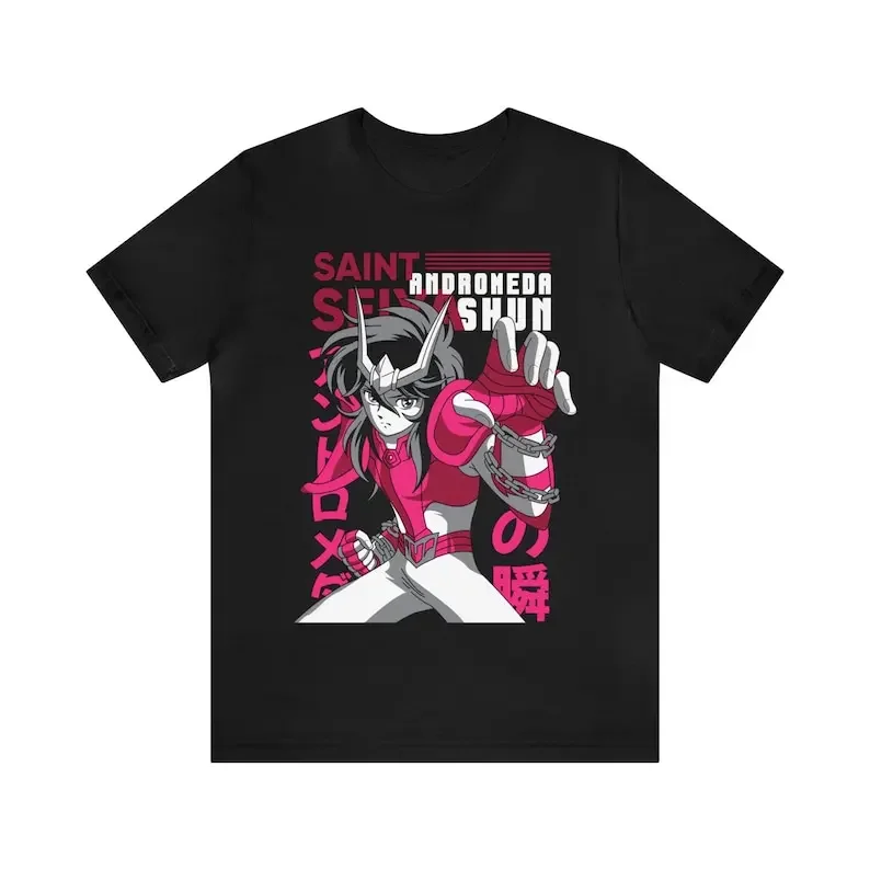 Shun Anime T-shirt Unisex, Saint Seiya Lover Shirt, Graphic Anime Tee