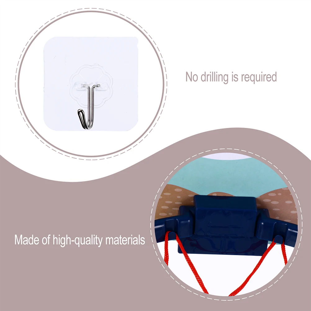 

Hanging Basketball Backboard Frame Child Kids Hoop Indoor Plastic Mini Game Toy