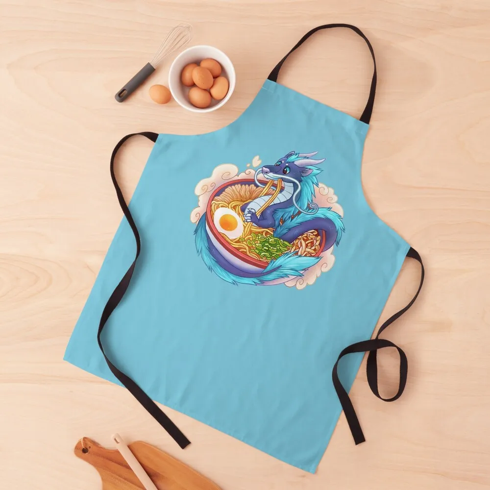 

Noodle Dragon Apron Customizable Home Utensils Kitchen Supplies Idea Goods waiter Apron