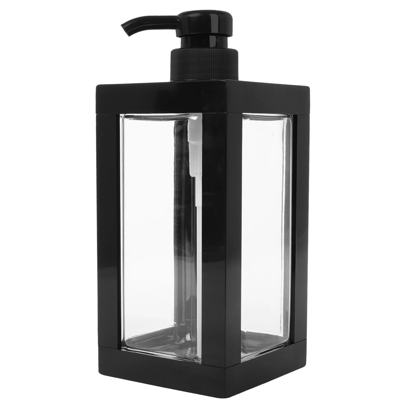 

Shampoo Bottle Refillable Large Capacity Transparent Lotion Pump Dispenser Bathroom Shower Body Wash Container 750ml