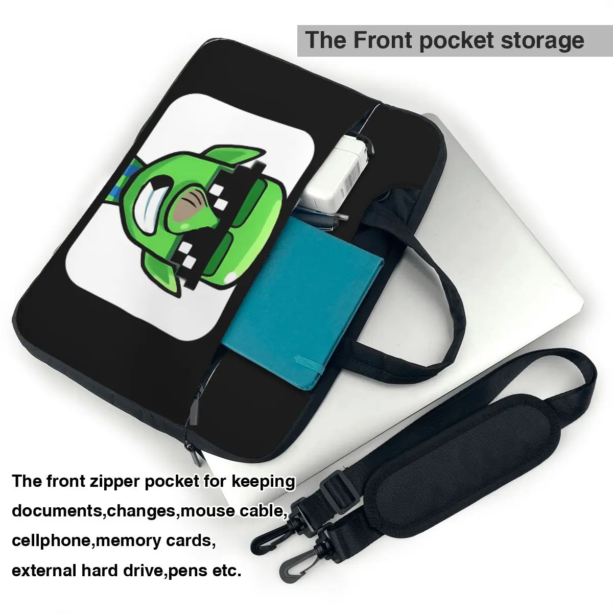 126 صفقة معها عفريت كلاش رويال مستوحاة من حقيبة الكمبيوتر المحمول Crossbody حقيبة كمبيوتر مقاومة واقية حقيبة الكمبيوتر المحمول ماك بوك #5