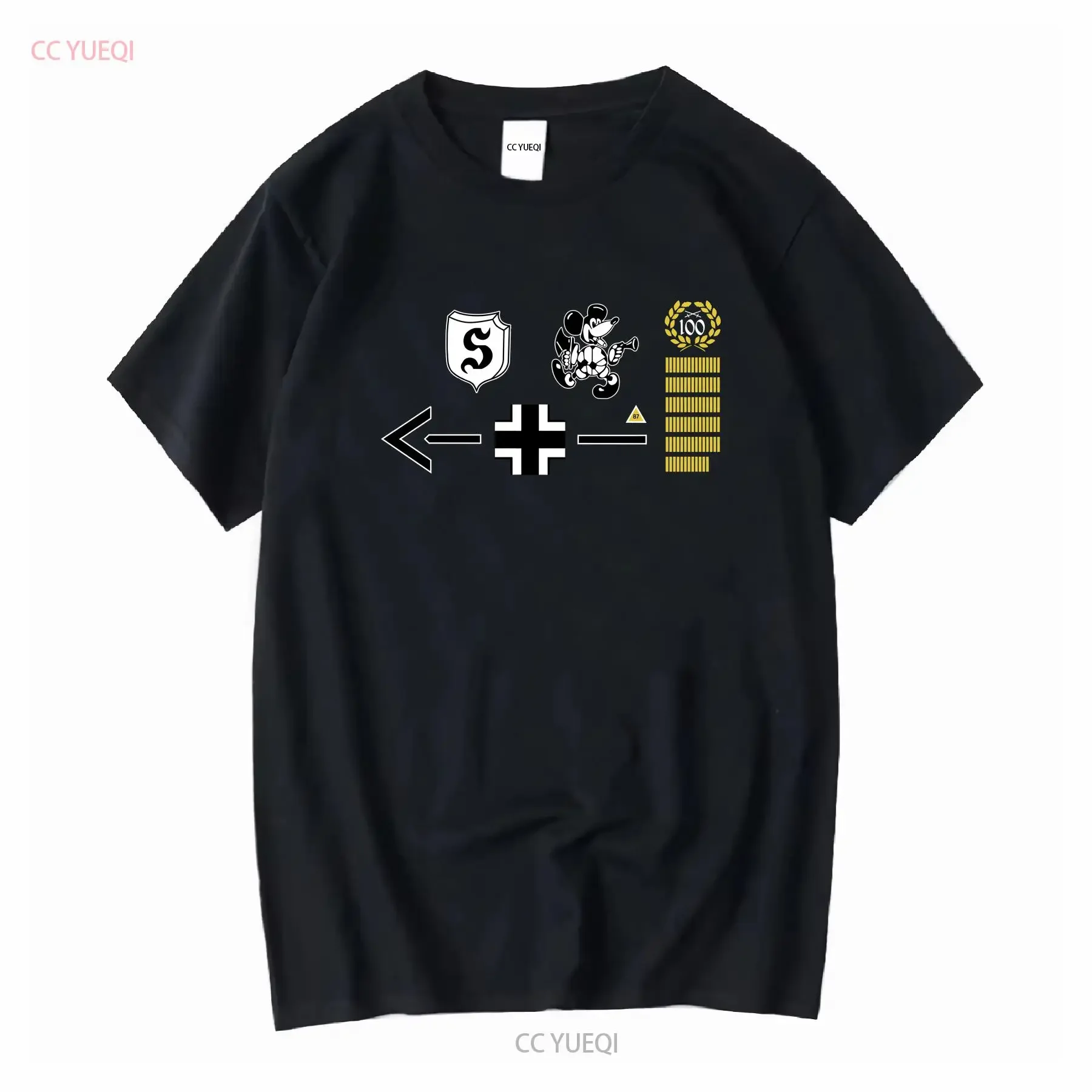 Camiseta de la Luftwaffe de la Segunda Guerra Mundial, General Adolfo Galland, de manga larga, estilo vintage, lavada, elegante, unisex, transpirable