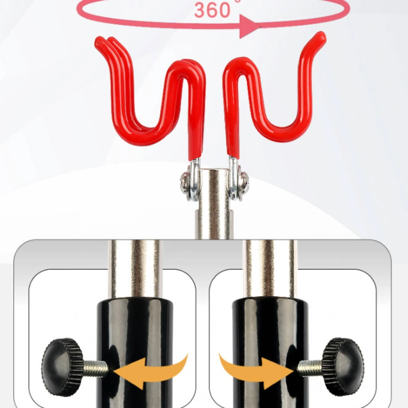 Clamp-on Airbrush Holder Space-Saving Airbrush Holder with Desk Clamp Adjustable Compact for Hobbyists, Workbench, Studio