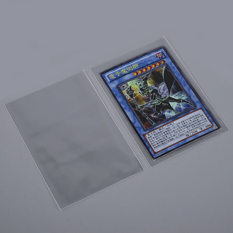 100 قطعة 65*90 مللي متر/61*88 مللي متر حافظة بطاقات حافظات بطاقات حجم مثالي لبطاقة كرة القدم ، بطاقة رياضية ، تخزين بطاقات جمع بطاقات MTG #3