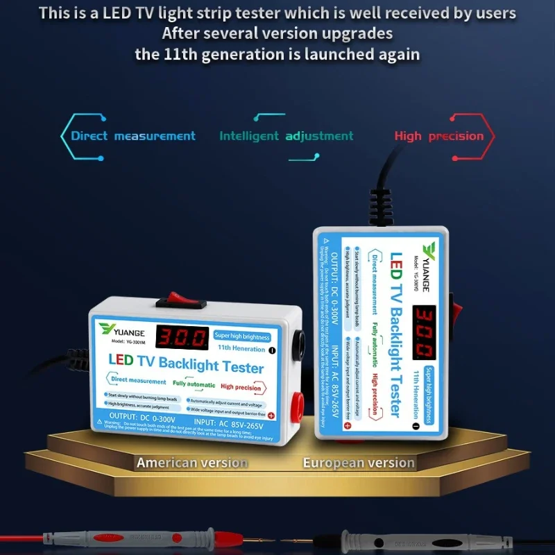 YG-300YO/YM LED TV Backlight Tester, LED Strip & Lamp Bead Test Meter with Voltage & Current Detection