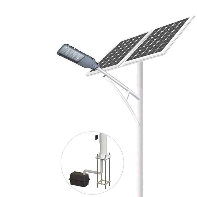 

Separate Solar Panel Solar Street Light 3000Lumens