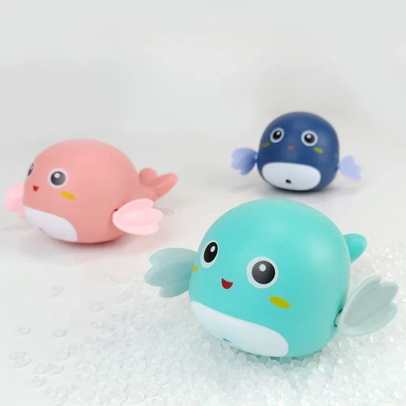 Juguetes de baño de verano para niños, muñecas de natación con mecanismo de relojería, juego de agua para bebés, baño divertido, ducha, bañera, juguetes de animales