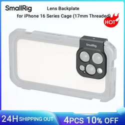 SmallRig 17mm Threaded Lens Backplate for iPhone 16 Series Cage, Quick Release Phone Lens Mount Adapter -5009