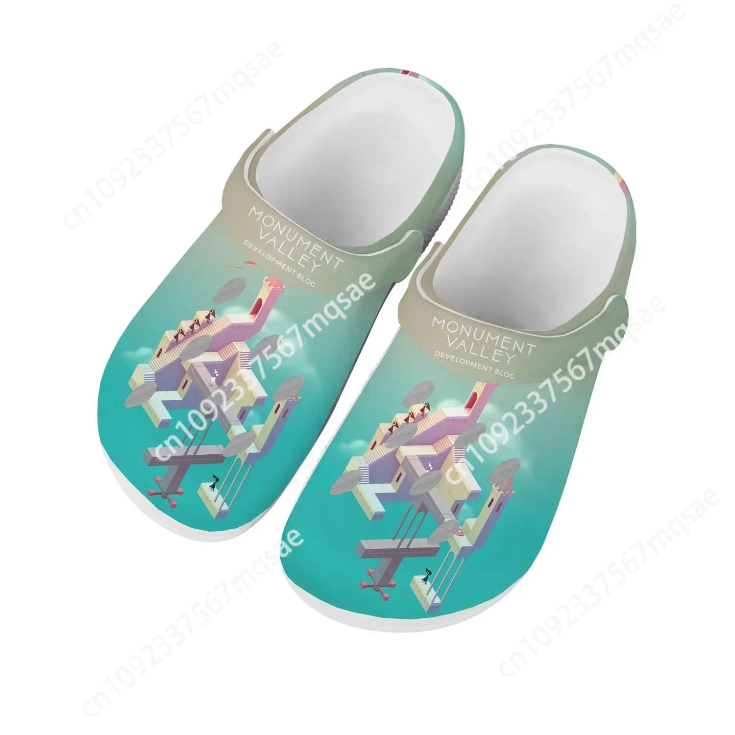 Monument Valley Home Clogs Hot Cartoon Game Mens Womens Teenager Custom Built Water Shoes Garden Beach Hole Slippers Sandals