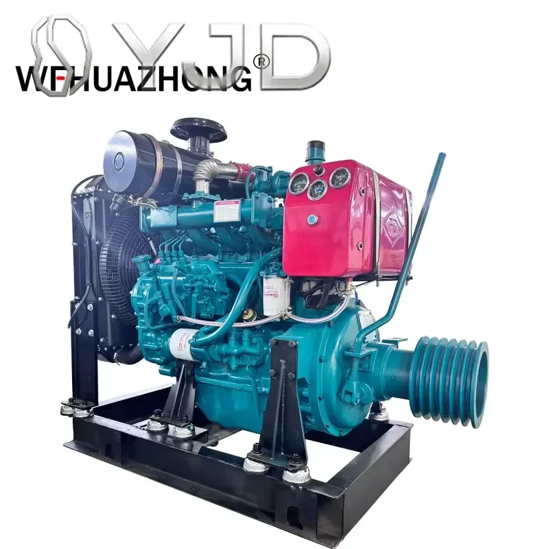Factory 50-100HP Diesel Engine Clutch PTO Motor with Electric Start Water-Cooled for Machinery Power Supply