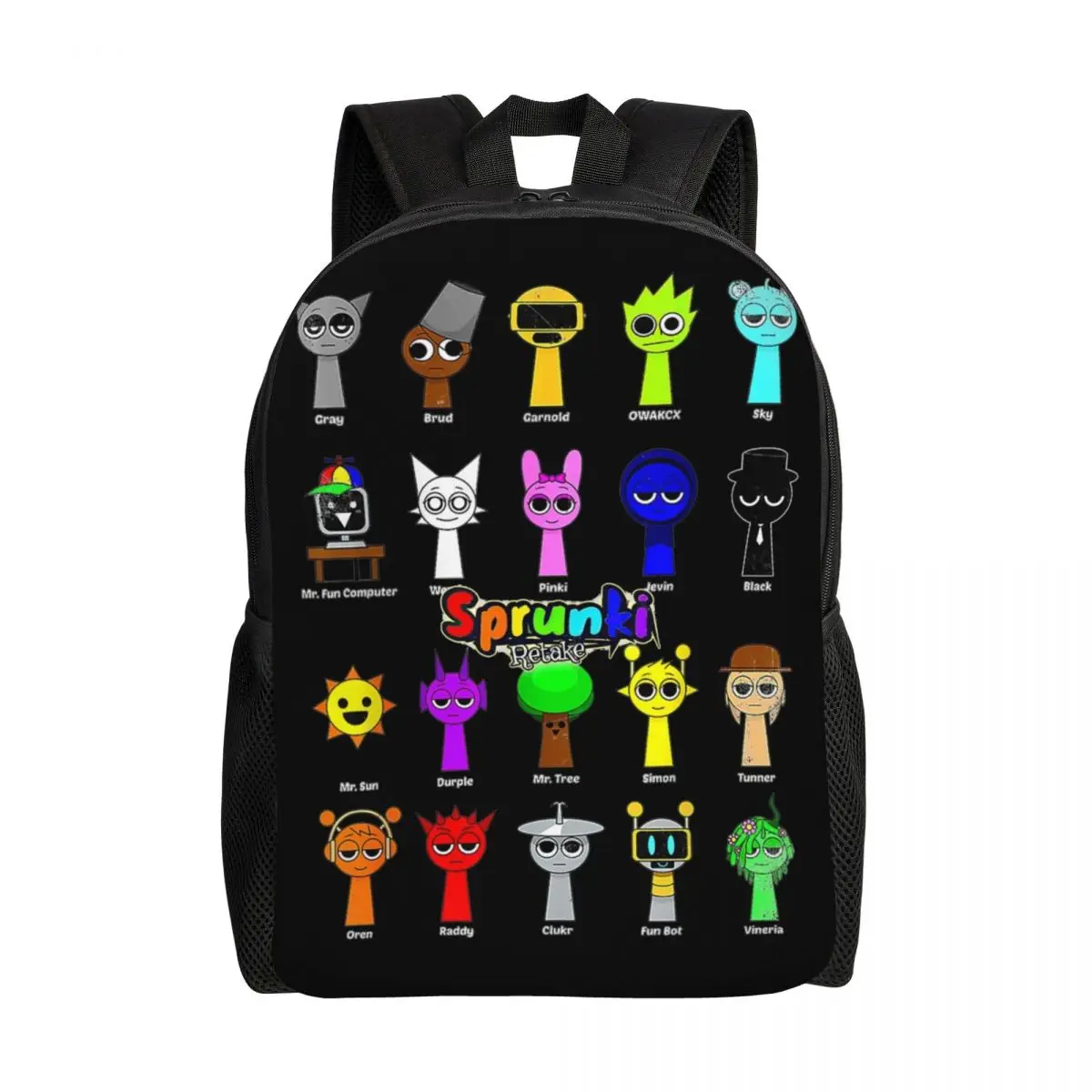 

Sprunki Incredibox Sprunki Backpack for Kids Girls Boys Lightweight Backpacks Bag for Toddlers Preschool