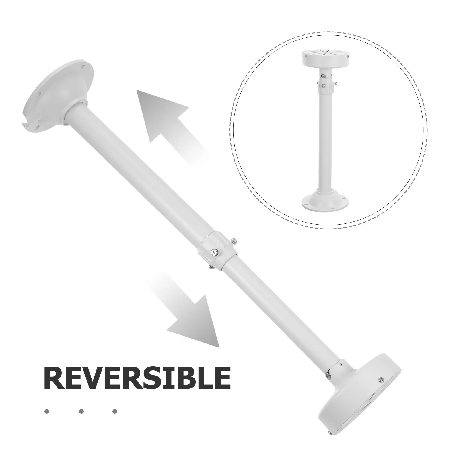 Universal Dome Camera Mount Adjustable Security Camera Bracket 11.8-23.6 Inch Wall Mount Holder for Cctv Indoor Outdoor Use