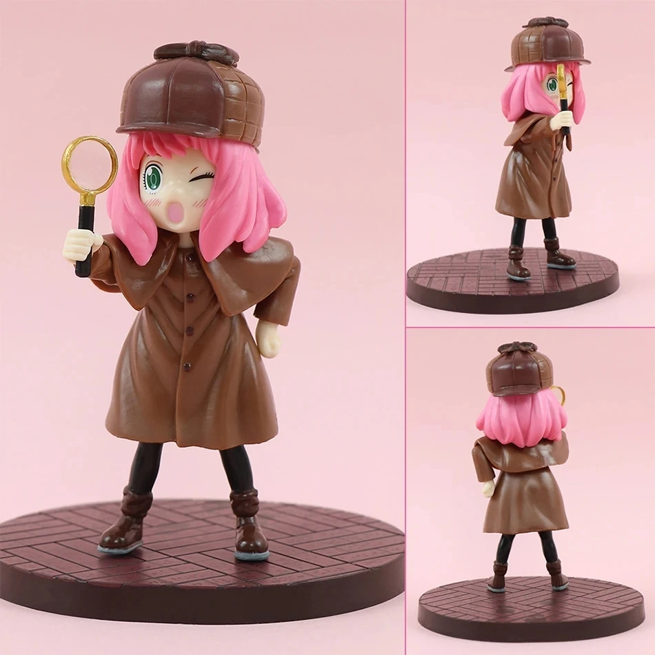 

Kawaii Anime Spy X Family Action Figure Toys PVC Anya Detective Spy Family Figures Desktop Decoration Cute Toy Gifts for Kids