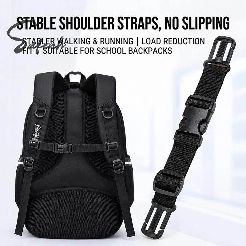 Universal Backpack Chest Strap, Heavy Duty Adjustable Backpack Sternum Strap Chest Belt With Quick Release Buckles Gift