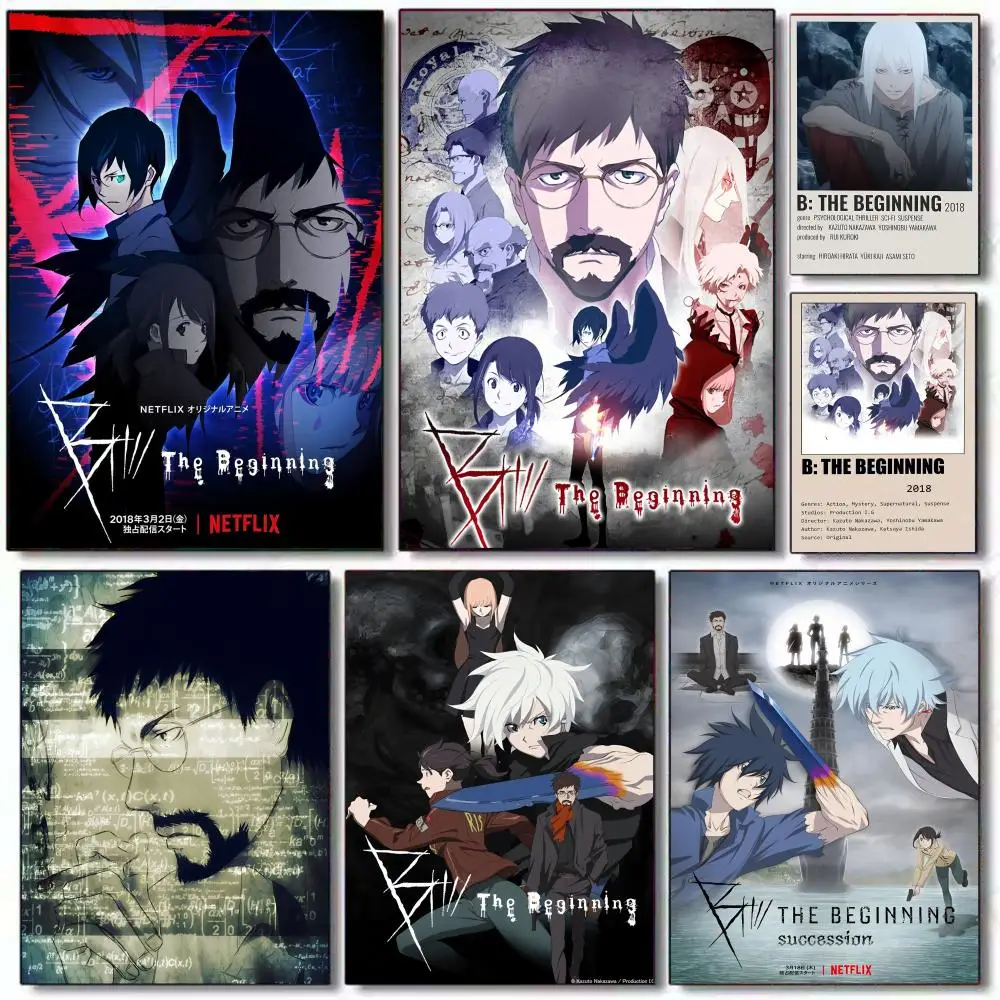 1PC Anime B The Beginning cool Poster Perfect Sticker Self Adhesive Art Designed for Home Dining Office Spaces