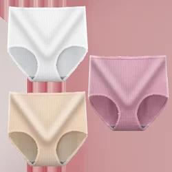 High Waist Cotton Panties For Women Underwear Fashion Girls Briefs Breathable Seamless Sexy Female Lingerie Underpants