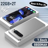Brand New 9 Pro XL Smartphone 7.3inch HD 22GB+2TB Cell Phone Android15 72+108MP Dual SIM 5G Mobile Phones 8800mAh Unlocked