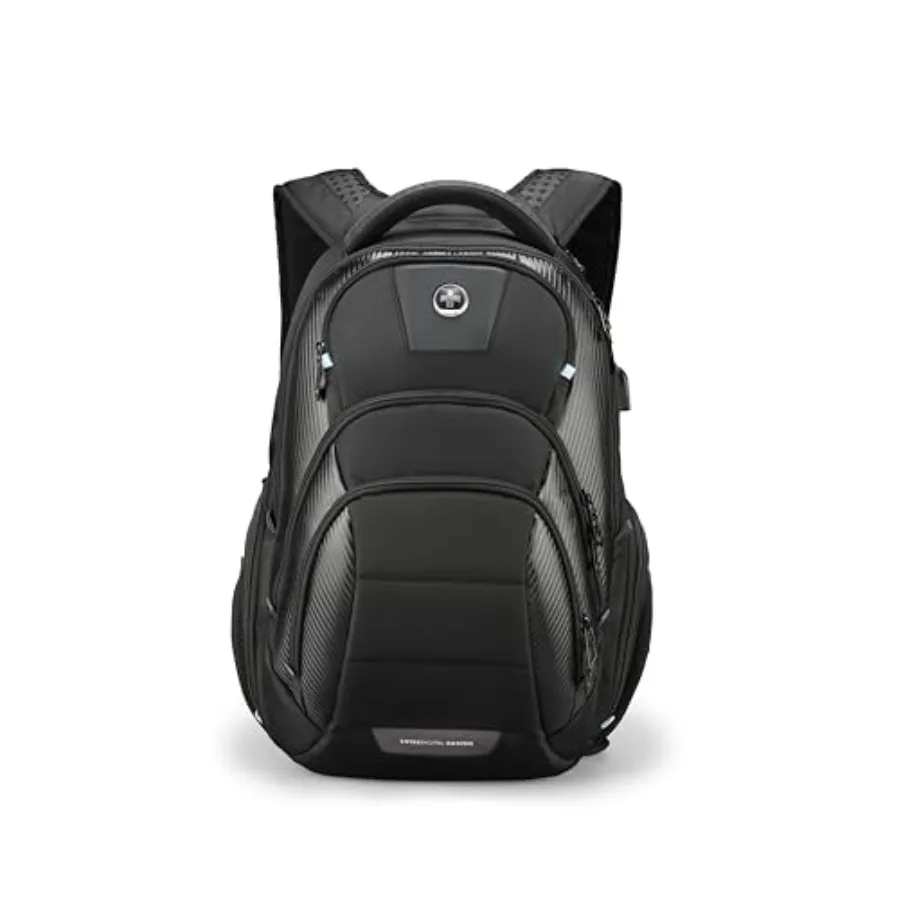 TSA Business Laptop Backpack for Men Large Ccity Travel Backpack with Apple Find My Network and USB Charging Port Tech Backpack